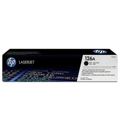 HP 126A Cartucho de Toner preto autêntico (CE310A) para HP LaserJet CP1025/LaserJet 100 MFP M175/LaserJet 200 MFP M275