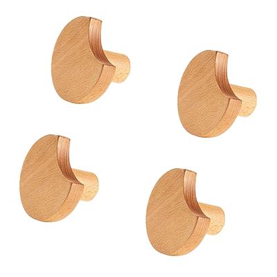 4 Stück Praktische Kinderfreundliche Stabile Holzschubladengriffe Florale Designs Schrankknöpfe für Kinderzimmer Aufbewahrungslösung