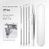 Stainless Steel Acne Needle & Blackhead Tweezers Set