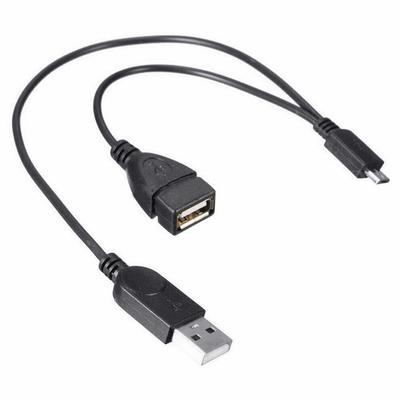 Computer Cables 10pcs//Lot USB Male to Micro USB Female Converter Connector Male to Female Adapter Cable Length: Other