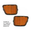 NEW-For Honda CR-V CRV 1997-2001 33801-S10-A01 33851-S10-A01 2Pcs Front Bumper Fender Side Marker Reflector