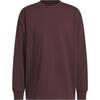 Unisex Adidas BASKETBALL T-Shirts Unisex Dark Reddish Purple Crew Neck