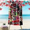 Name Custom Persona 5 Game Print Beach Towel, Large Soft Quick Dry Towel for Beach Camping Swimming