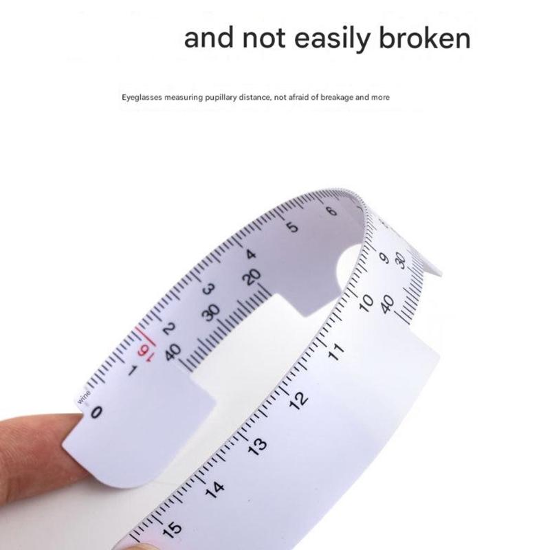 5PCS PD Ruler Flexible PVC Pupillary Distance Ruler Precise Measurement Tool For Opticians And Home Use