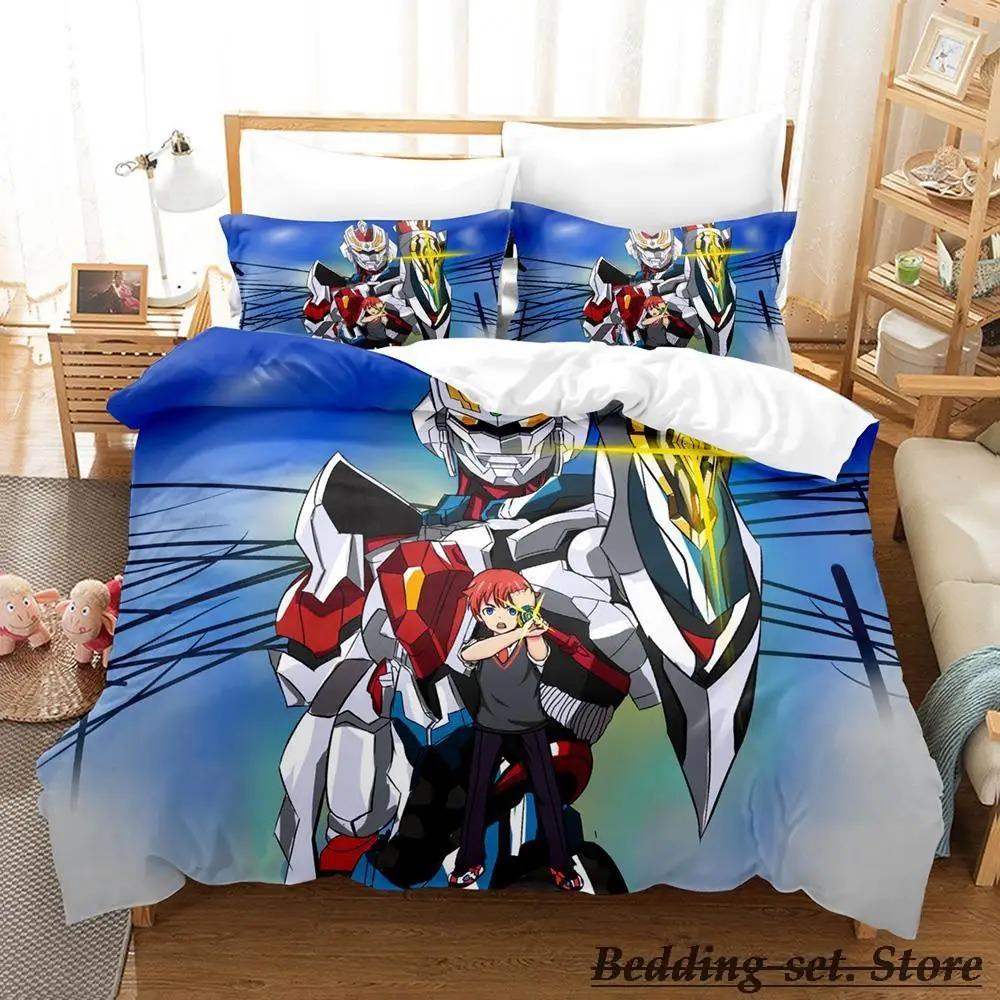 Ssss Gridman Bedding Set Single Twin Full Queen King Size Bed Set Adult Kid Bedroom Duvetcover Sets Anime Parure De Lit Bed