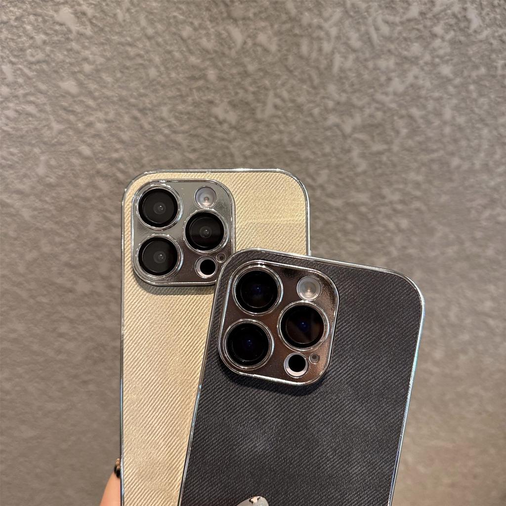 Denim iPhone 16 Pro Hülle: Vollständige Abdeckung, Sturzschutz, Premium-Gefühl für Apple 15/14 Modelle