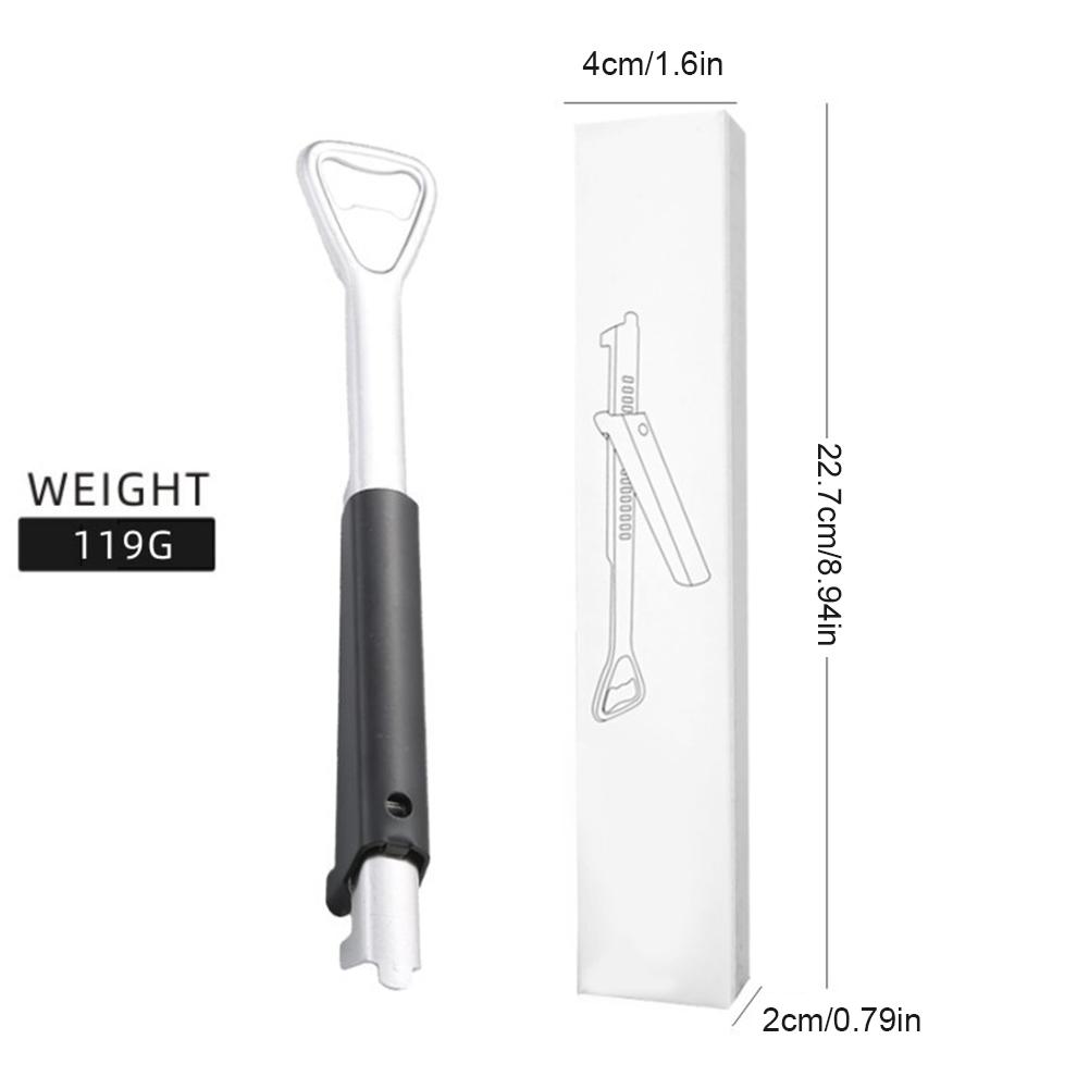 1/2 Pcs Adjustable Can Opener Stainless Steel Jar Opener Bottle Opener Manual Lid Opener Can Opener for Seniors Weak Hands