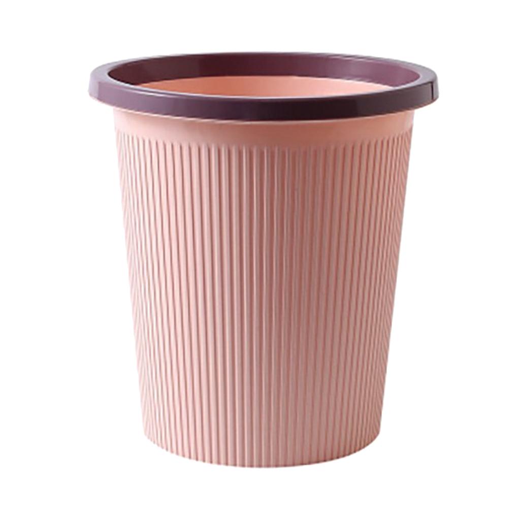 Trash Bin Plastic Exquisite Modern Garbage Container Can for Bathroom Kitchen Living Room Small