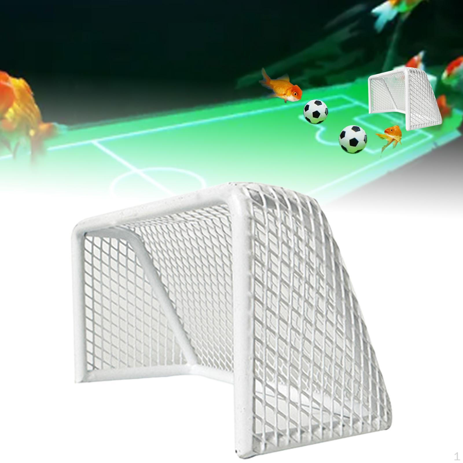 

Мини Футбольный Рамный Танк Украшение Ремесла для Игры Подводное Украшение Художественное Произведение Современный Аквариум