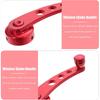 1set Car Window Crank Handle Winder Aluminum Shake Handle for Left Right Doors Durable Car Door Accessories Red