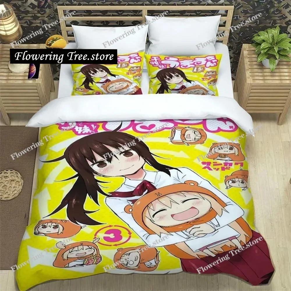 H-Himouto! Pościel z Umaru-chan Poszewki na kołdrę Pościel Pościel do akademika Komplet pościeli Miękki ciepły komplet pościeli