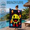 colorful game Adventure Beach Towel, Microfiber Beach Towel, Perfect For Pool, Beach, Travel, Home Decor Beach Party Fan gifts