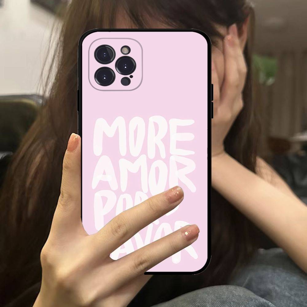 

More Amor Por Favor Phone Case For IPhone 16 15 14 11 12 13 Mini Pro XS Max Cover 6 7 8 Plus X Funda Shell iPhone 15