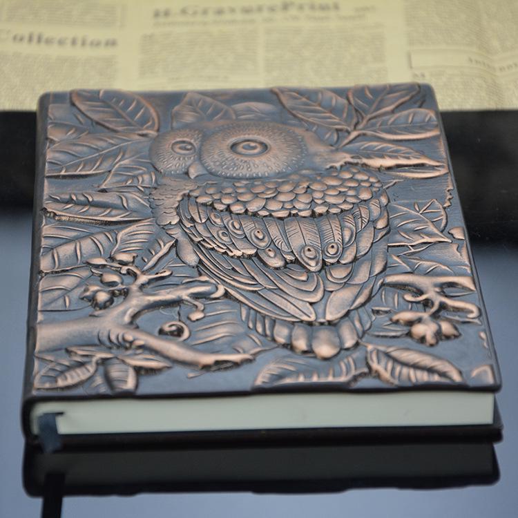 European Retro Owl Travel Souvenir Notebook