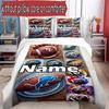 3pcs Duvet Cover Set (1*Duvet Cover + 2*Pillowcase, Without Core), Custom Name NFL Pattern Bedding Set, Home Bedroom Decor Gift