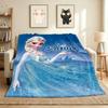 Custom Name Forest Friends Flannel Blanket Throw Blanket Soft Warm Sofa Bed Decor Unique Gift