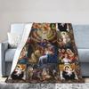 Christian Divine Mercy Flannel Blankets Jesus I Trus In You Custom Throw Blanket for Sofa Bedding Lounge 200x150cm Bedspreads