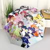 1pc Outdoor Umbrella with LoveLive! Characters - Automatic Opening/Closing, Portable 3-Fold Design, 8-Bone Iron Frame - Perfect Gift for Fans, Tr