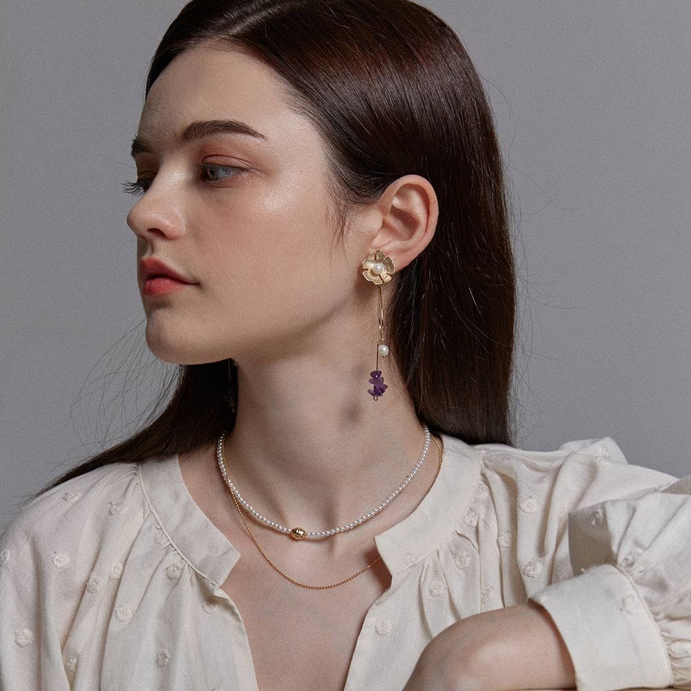 Koi Pearl Layered Necklace Pearl