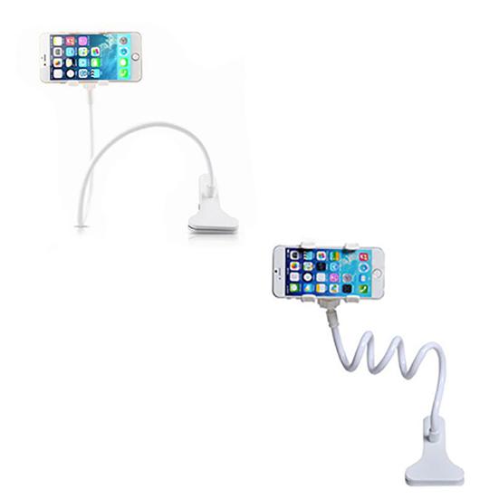 Uniwersalny uchwyt stojakowy 360 stopniowy leniwy uchwyt łóżkowy biurkowy samochodowy na telefon