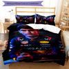 Set di biancheria da letto con motivo M-Max Verstappen per 3 persone, set copripiumino include copripiumino e federe, decorazione perfetta per la camera da letto per tutte le stagioni e regalo
