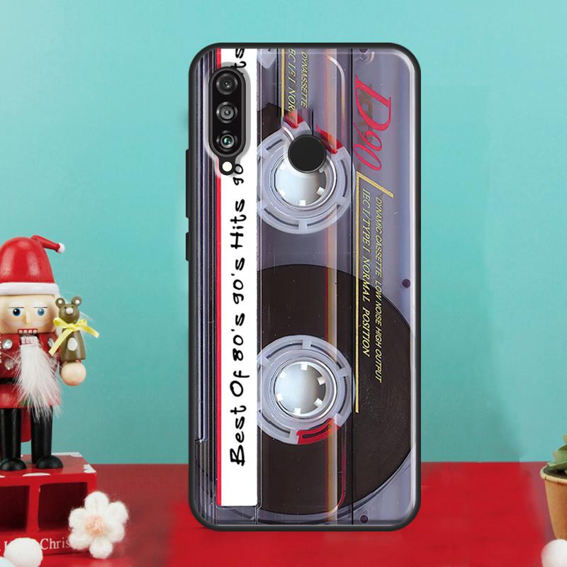

90s Retro Cassette Tape For Huawei Nova Y70 Y90 Y60 Y72 Y61 Y91 12s 12i 11i 7i 8i 9 10 SE P60 Pro P30 P40 Lite Case Huawei P30 Pro
