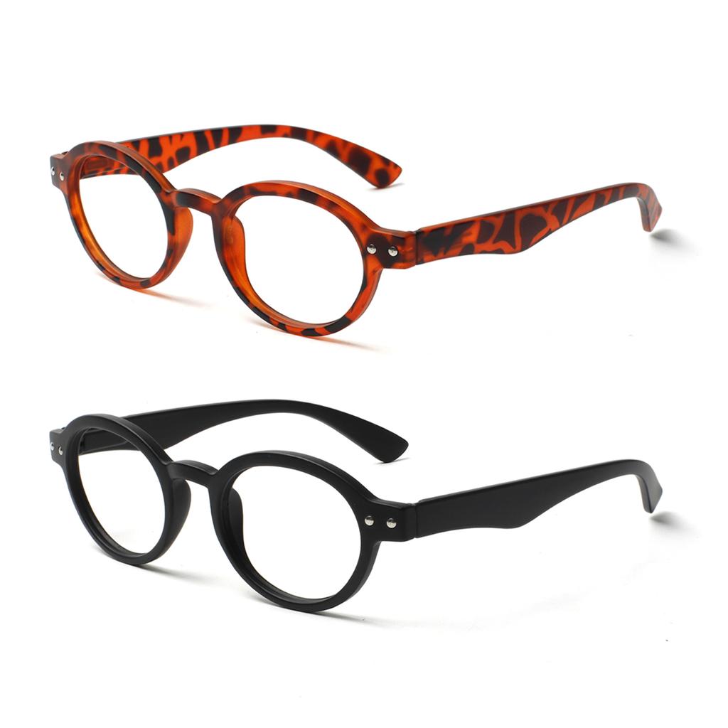 TRUEZING Reading Glasses for Women Men Fashion HD Lens Spring Hinge Lightweight Comfortable Prescription Eyewear