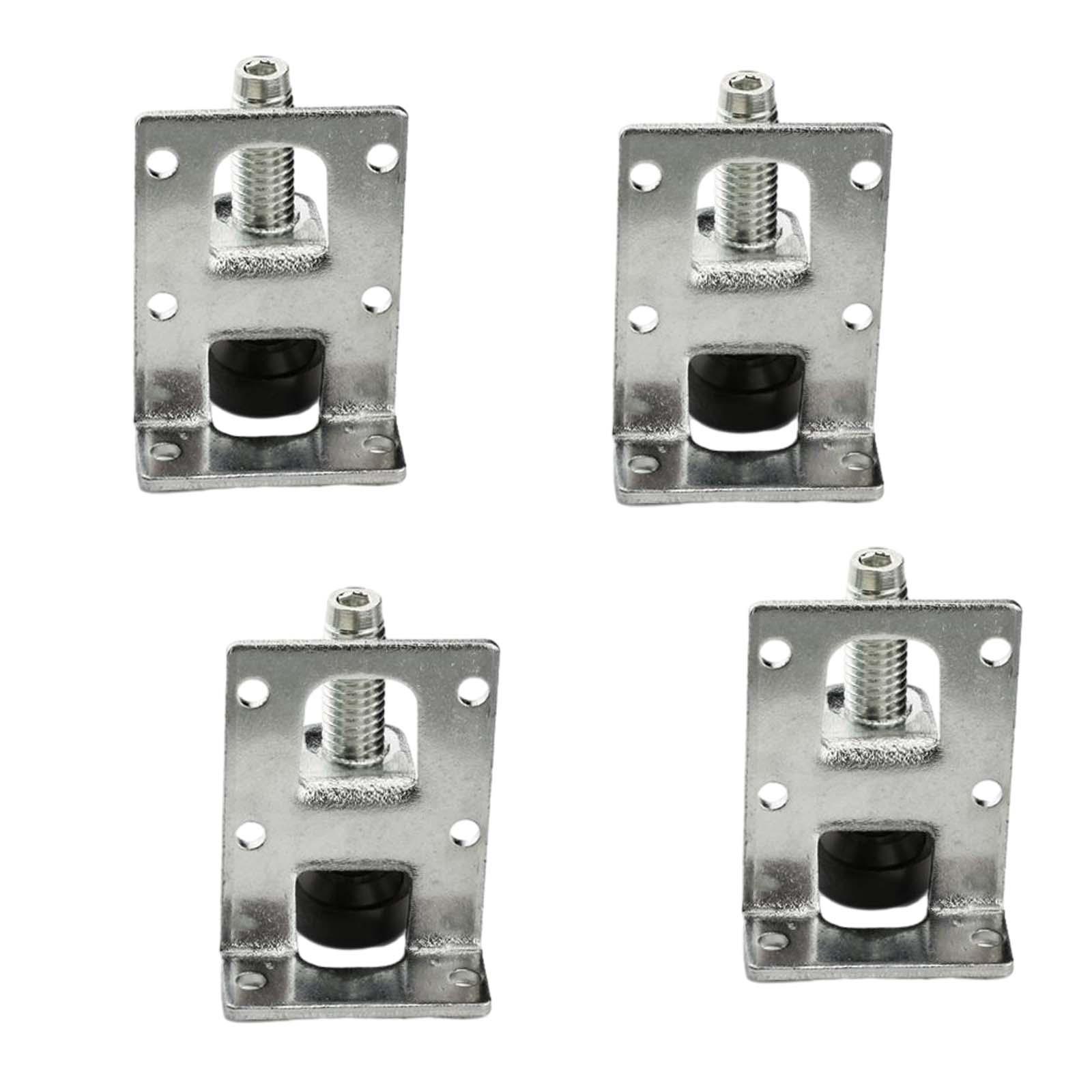 

4 Pieces Leveling Legs Adjustable Height Floor Protector Easy to Install Leveler Feet for Home Desk Bookcase Living Room Bedroom