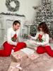 Men’s Holiday Pajamas – Soft Knit & Matching Family Style, Winter, 8625-F HC