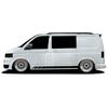 Side Stripes Stickers 2pcs Accessories Black Campervan