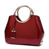 2019 Women's Shiny Patent Leather Shoulder Bag - European & American Fashion, Textured Handbag, Large Capacity