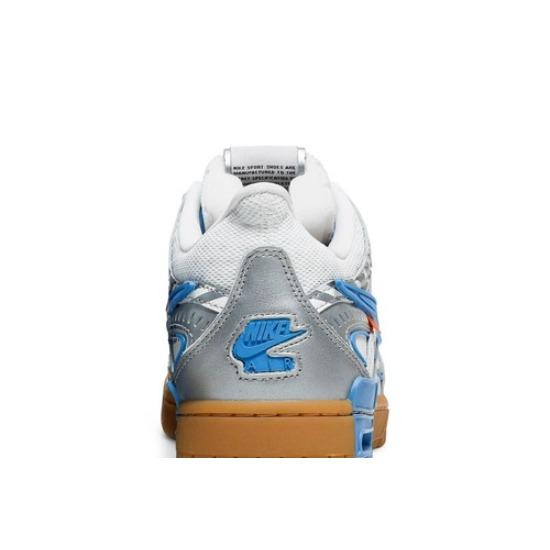 Nike Air Rubber Dunk University Blue Liquid Silver Unisex Low Top Skate Shoe CU6015-100