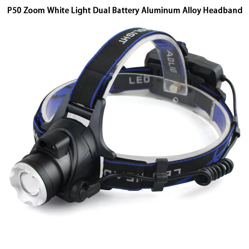 Led High-Power Long-Range Headlamp Usb Rechargeable Waterproof Suitable For Outdoor Camping And Wearing