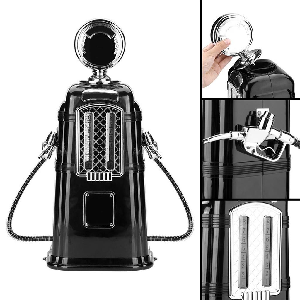 1000cc Double Guns Vin Drikkepumpe Brennevin Alkohol Øl Dispenser Bar Tilbehør Svart