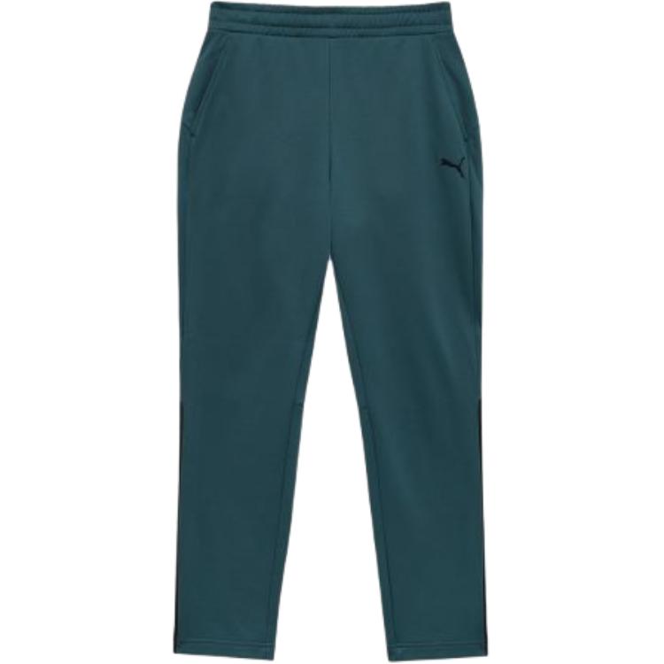 PUMA Knitted Sweatpants Men s Green Moderate Tapered Pants 940951-02 L