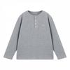 Mucmukn Kids' Waffle Knit Henley Tee