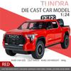 LYZRC 2024 Nowa symulacja 1:24 skala Toyota TRD Pro Off Road Car Model Metal Diecast Pickup Truck Zabawki Pojazdy dla dzieci Chłopcy Dźwięk i światło