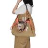 Wanlima Eco-Friendly Large Canvas Crossbody Embroidered Bag