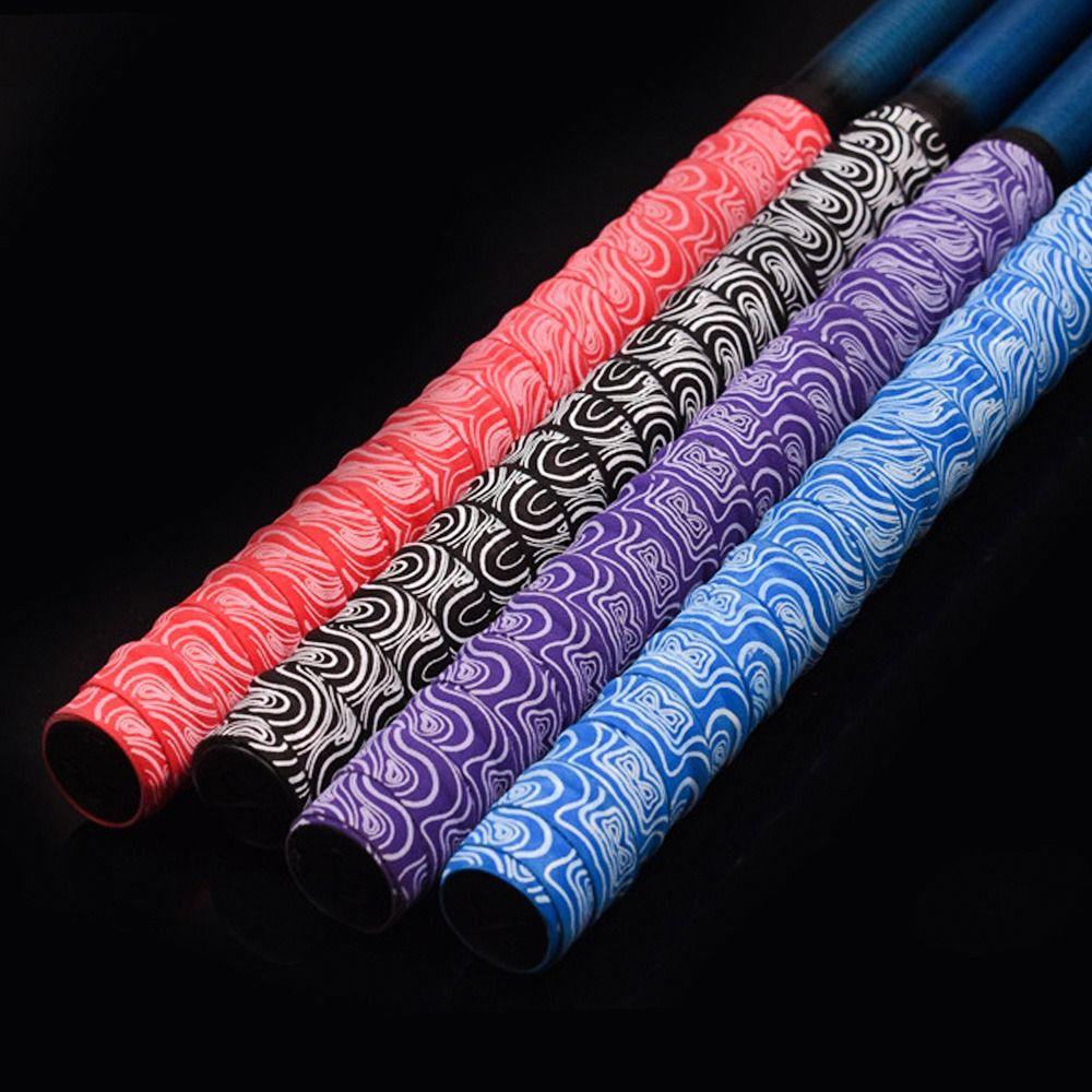 Gradient Colorat Rachetă Grip Bandă îngroșată Badminton Grip Tape Undiță