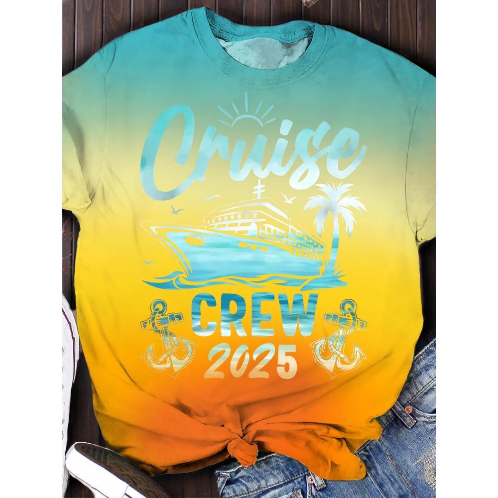 Women s 3D Prints Colorful T-Shirts Hawaii Short Sleeve Tee Tops 3D Prints O-Neck T-Shirt Summer Casual Women s Clothing S