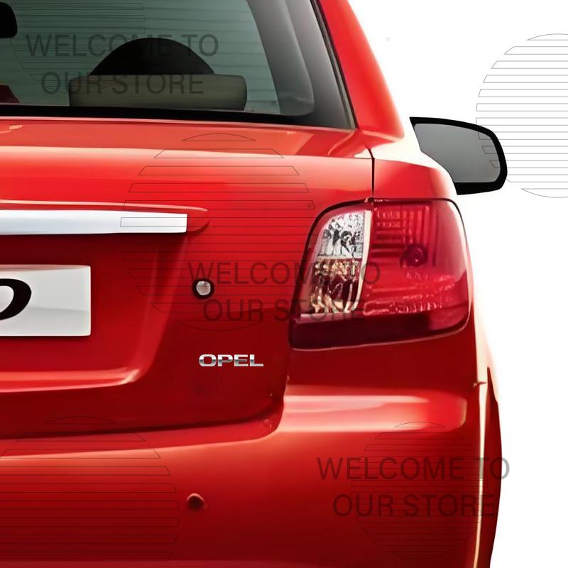 Décoration de Voiture Métal Pour Corsa Opel OPC Zafira Mokka Insignia Calibra Emblème Lettre Autocollant 3D Accessoires Autocollants de Coffre Arrière