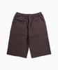 Saint Pain Sp Wrinkle Check Wide Elastic Bermuda Pants Brown