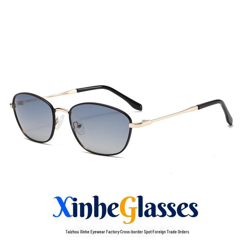 2312P Polarized Metal Round Frame Casual Sport Fashion Sunglasses