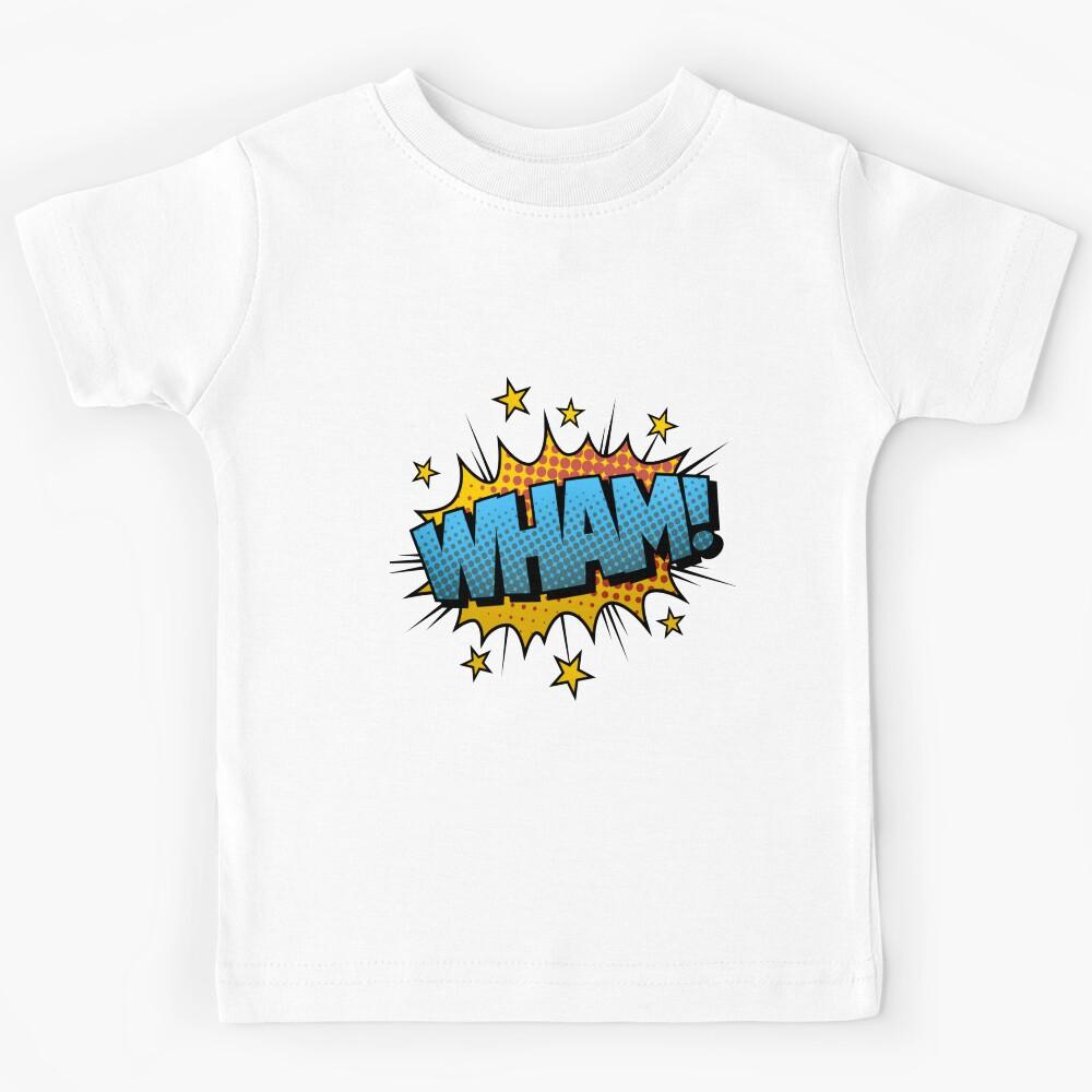 WHAM! Comics speach bubble - Super Heroes Unite! Collection Kids T-Shirt 100