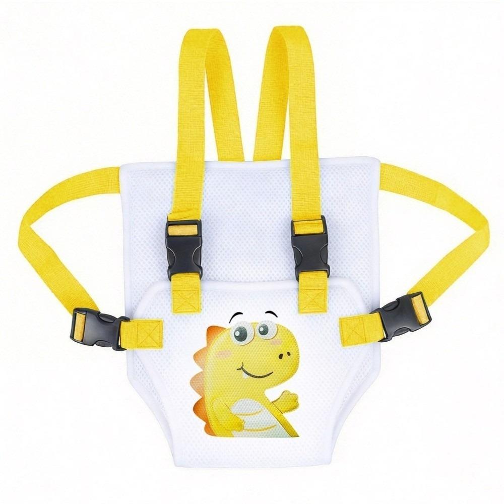 Portable Cartoon Dining Chair Strap Breathable With Mesh Design Feeding Harness Lightweight Easy To Carry Safety Seat Strap