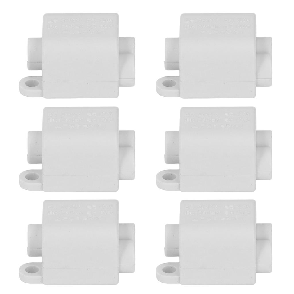 6PCS Wire Connector T Type Splitter1000V 100A High Power No Break Quick Connectors ZK‑1216