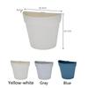 Wall Mounted Plastic Potted Plant Flowerpot Creative Wall Hanging Planter Semi Circular Small Flower Pot Wall Decoration