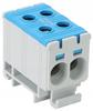 Busbar Connector Blue 2 X 2.5-35Mm² 135A Tracon Fleal-35/2K