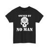 Owned By No Man Skull Independence Military Unisex Heavy Cotton TShirt