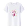 Kawaii Cartoon Pooh Bear Piglet Clothes Girl Top Womam T-shirts Loose Blouse White Tee Short Sleeve Streetwear 90S Shirts Unisex